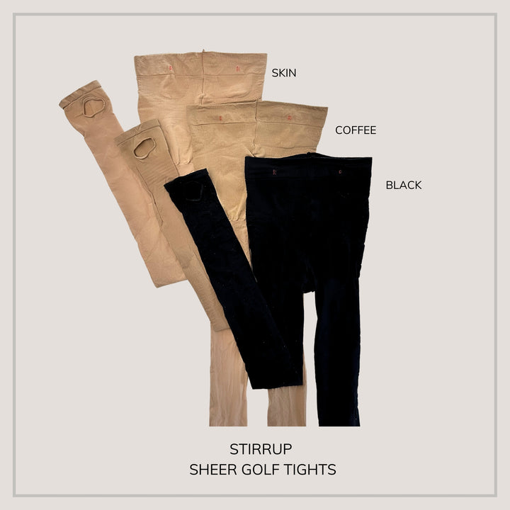 30D Stirrup Golf Pantyhose Stocking UV Protection