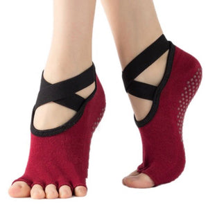 Yoga Toe Grib Socks ($11 for 2 pairs)