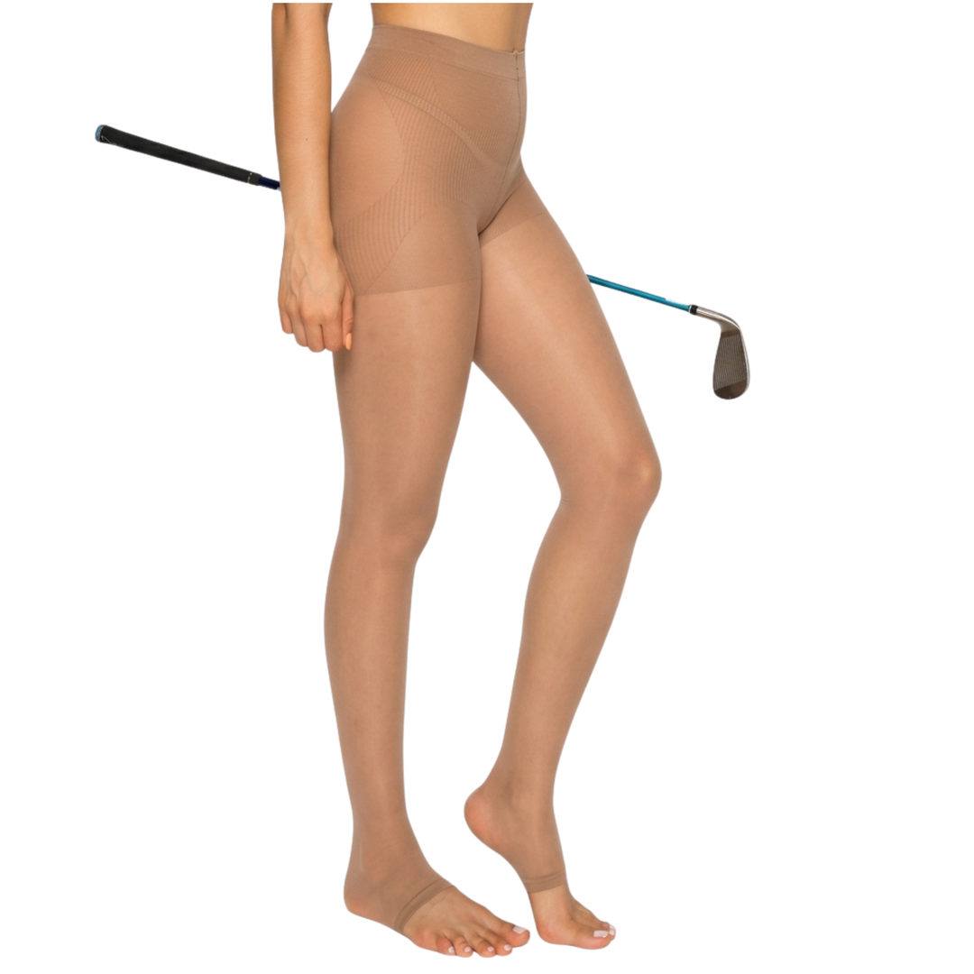 Aqua 30D Golf Stocking Leggings Style