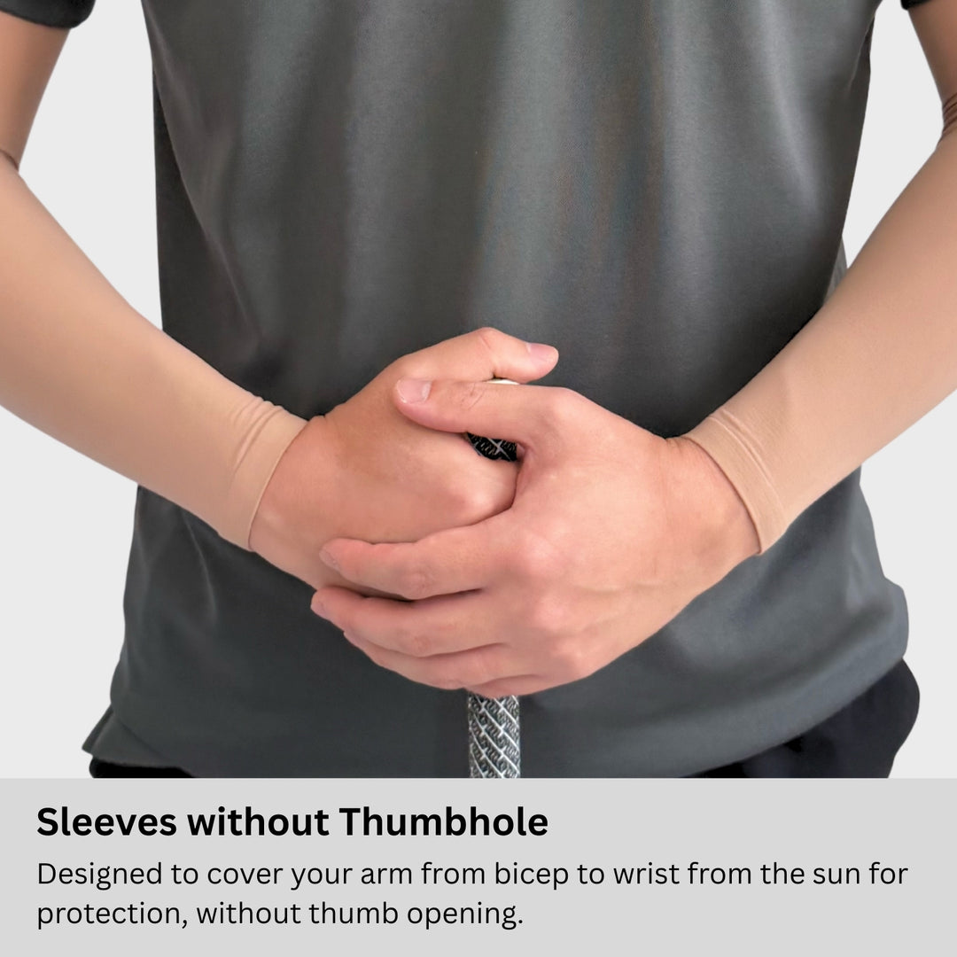Golf Skin-Fit Arm Sleeves 2 Size 2 Type