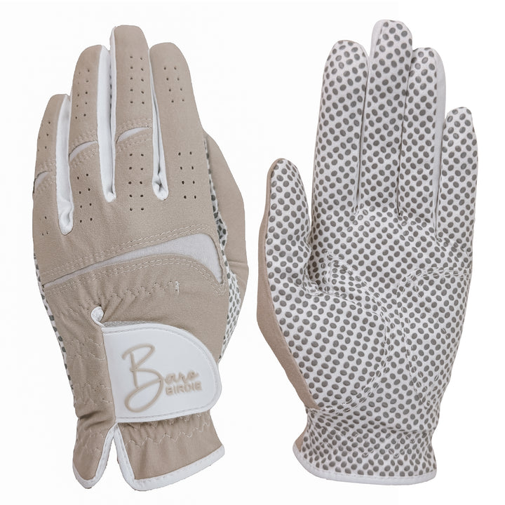 Women's Beige 2 Pack Left-Hand Golf Gloves