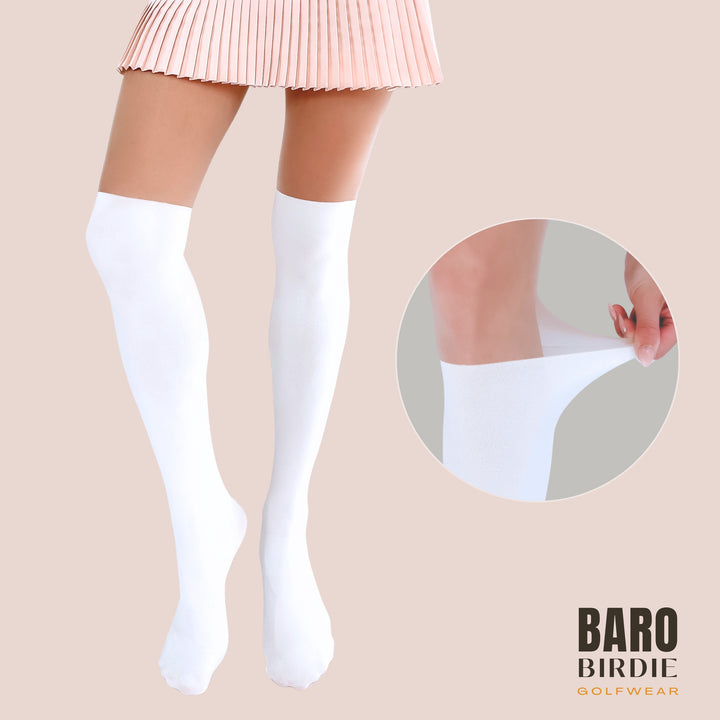 Golf Two-Tone Over-Knee-High Stockings Pantyhose Women's