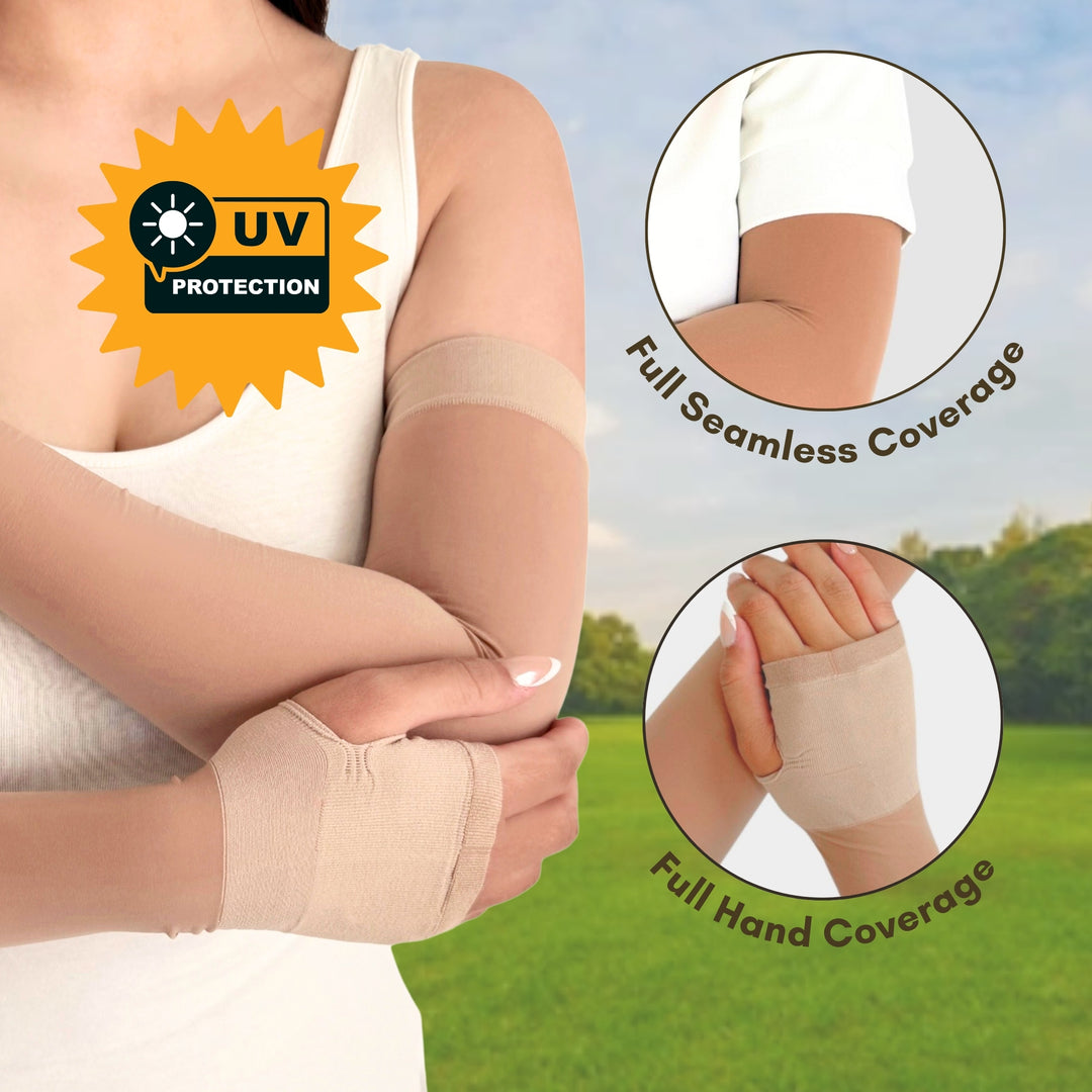 Golf Skin-Fit Arm Sleeves 2 Size 2 Type
