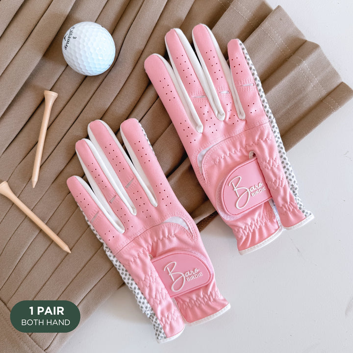 Women's Pink 1 Pair Both Hand Golf Gloves