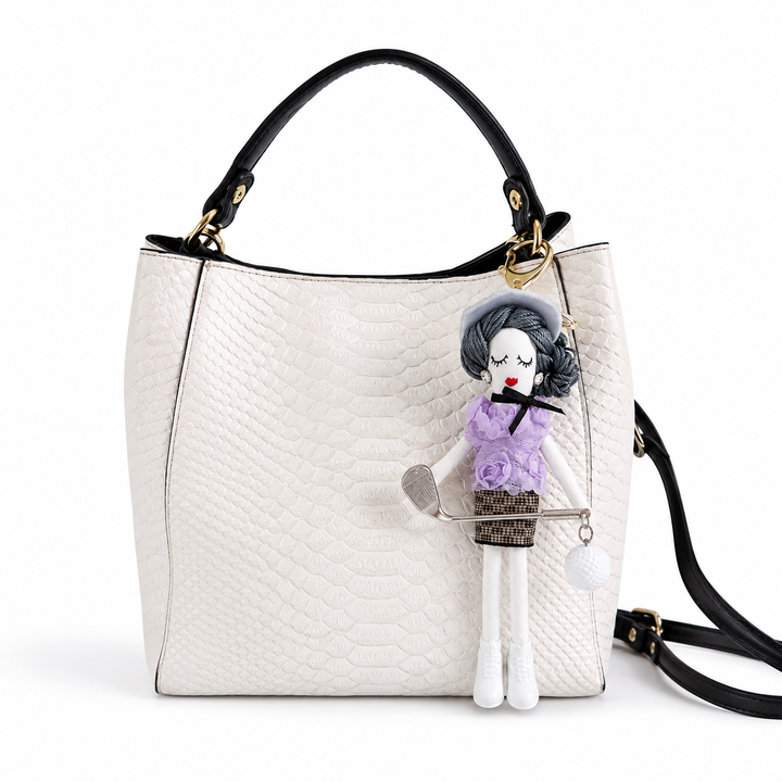 Handmade Golf Doll Bag Charm Keychain