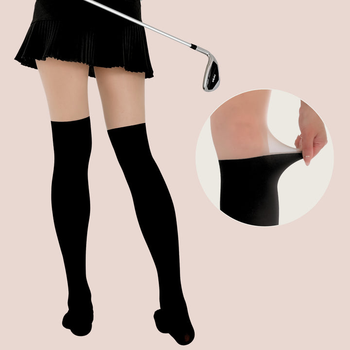 Golf Two-Tone Over-Knee-High Stockings Pantyhose Women's