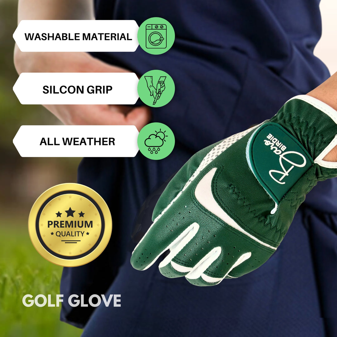 Women's Green 2 Pack Left-Hand Golf Gloves