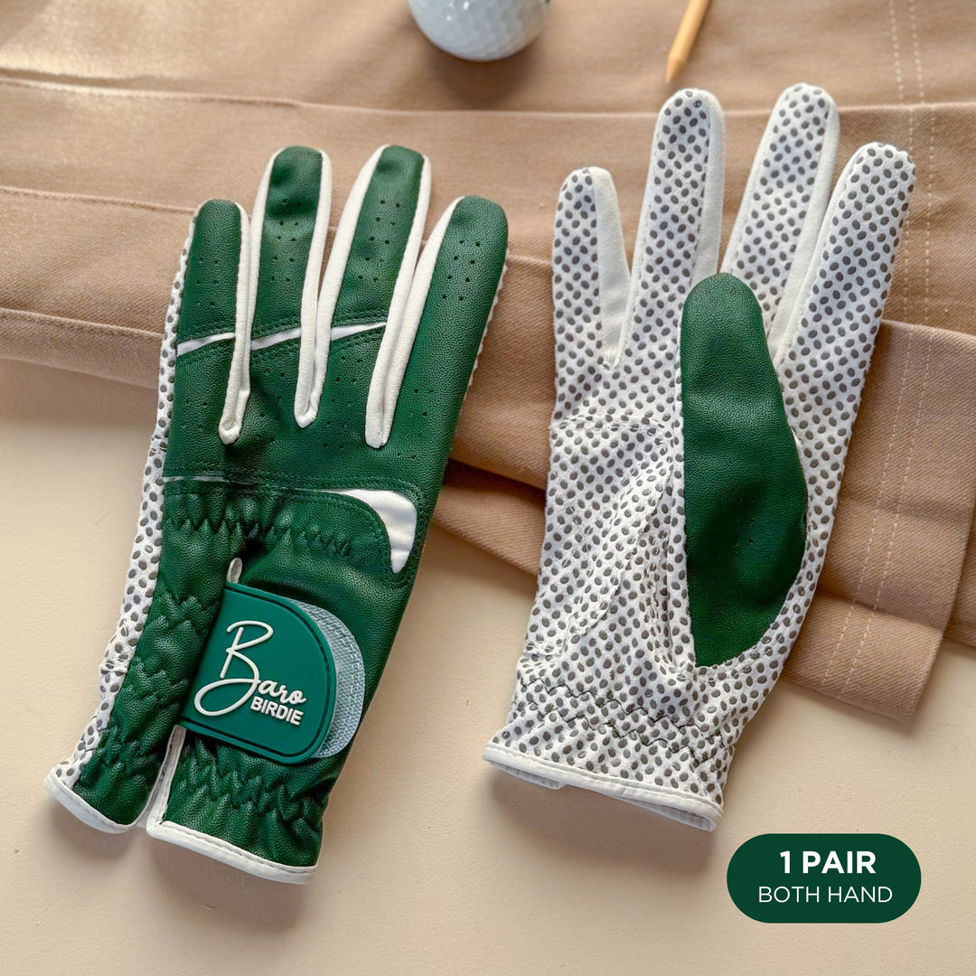 Women's Deep Green 1 Pair Both Hand Golf Gloves