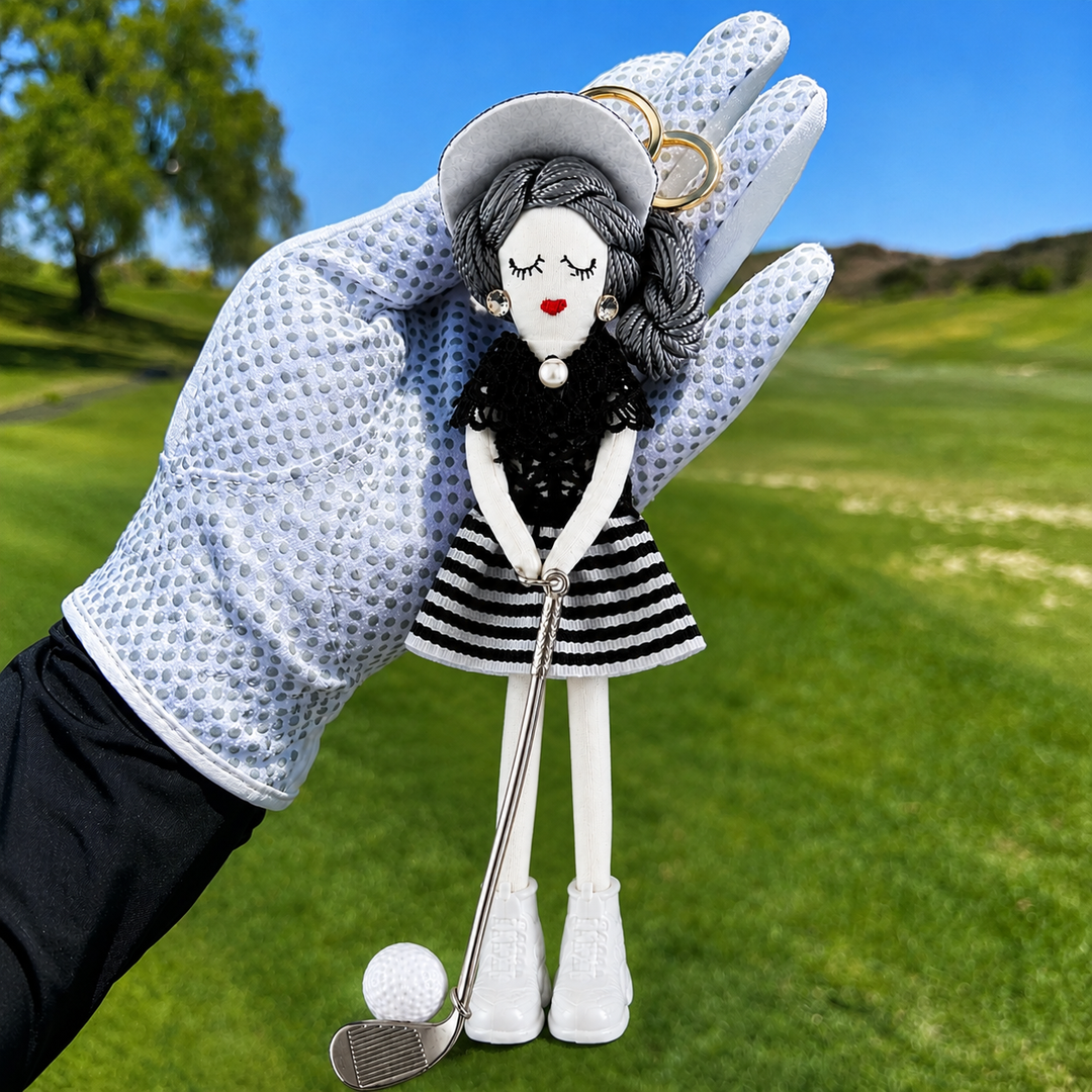Handmade Golf Doll Bag Charm Keychain