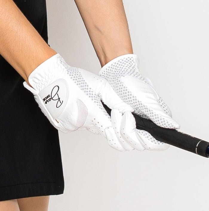 Women's White 1 Pair Both Hand Golf Gloves