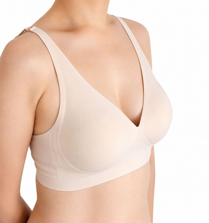 Barobirdie Wireless V-Neck Bra