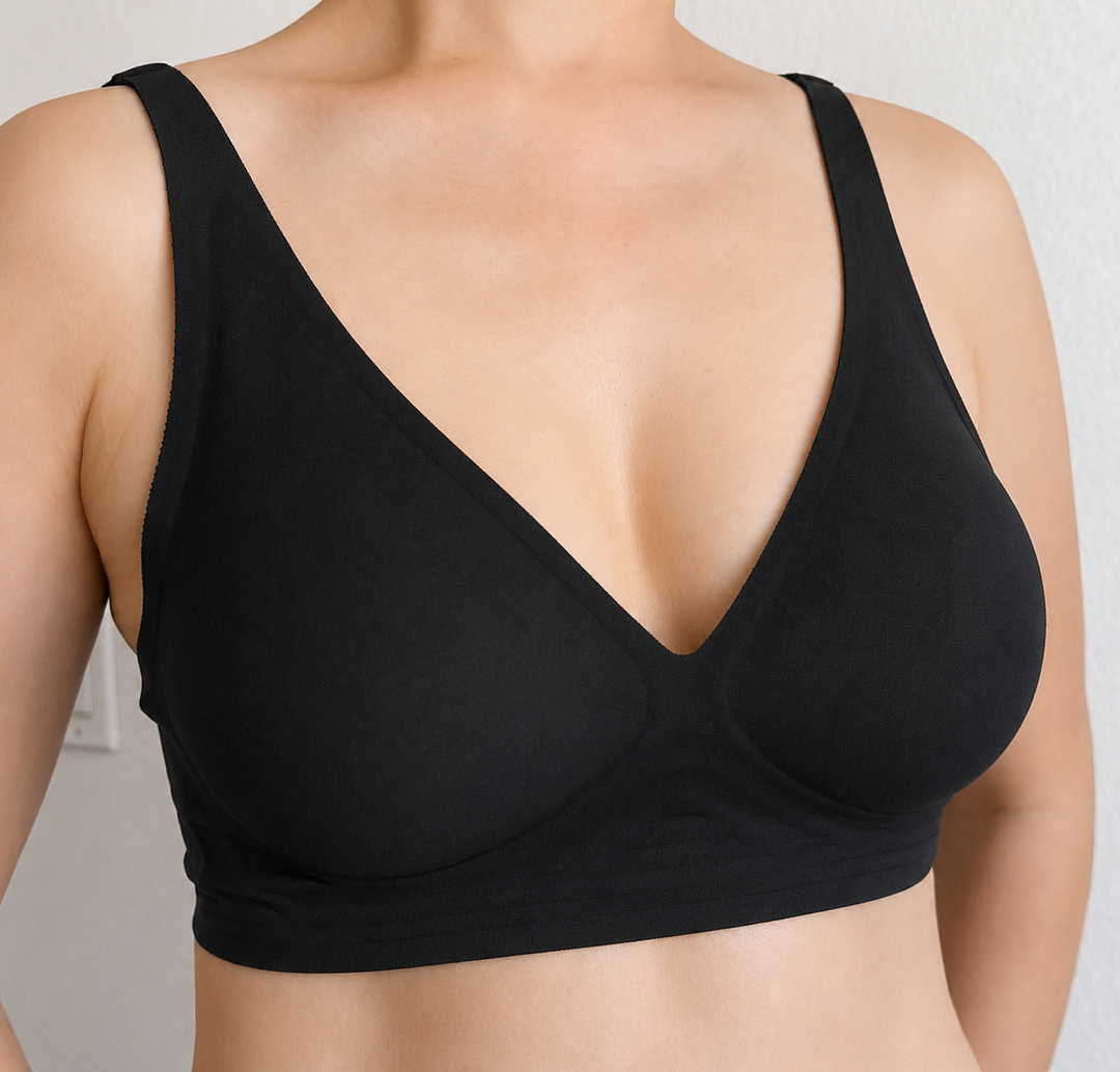 Barobirdie Wireless V-Neck Bra