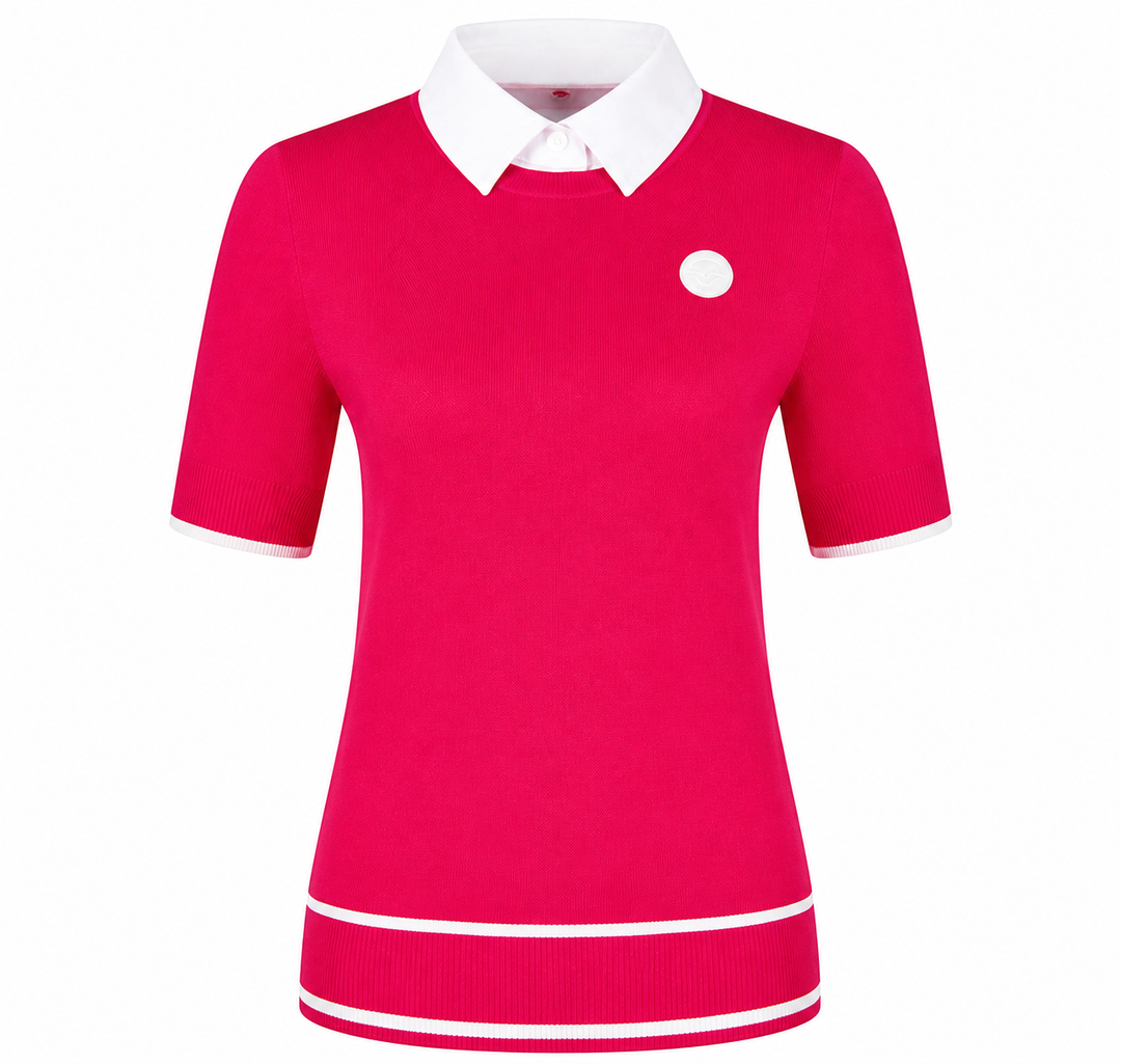 Detachable Collar Round Sweater