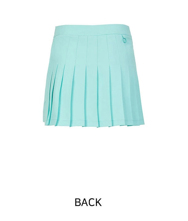 Pleated Skirt Shorts-Beige, Mint, Green