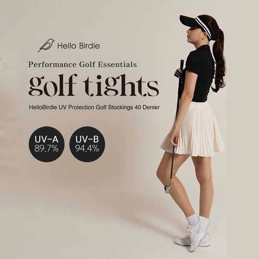 [Hello Birdie]UV Protection Golf Panty Stocking 40D for Fall, Winter