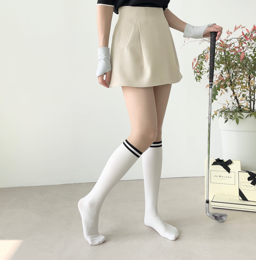 [Gamsungtex] Ringle Two Tone Knee Socks Stocking