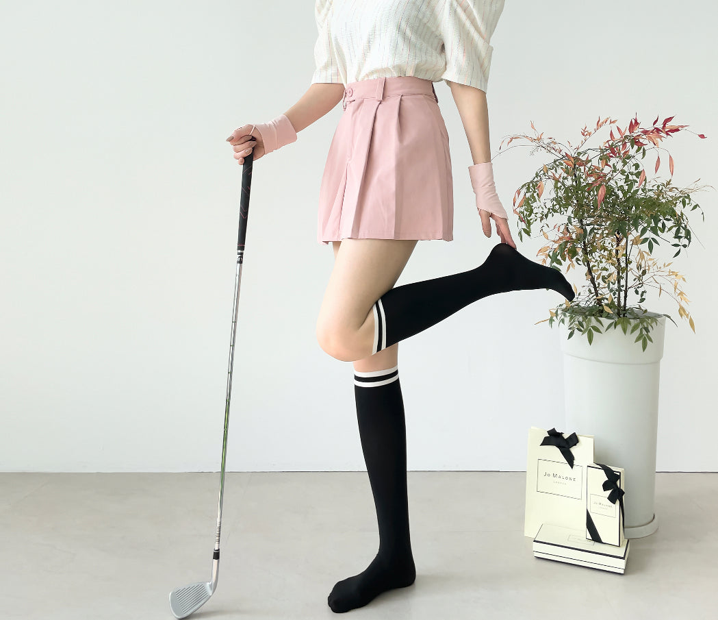 [Gamsungtex] Ringle Two Tone Knee Socks Stocking