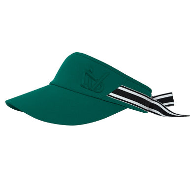 [DUVIK] Ribbon Sun Visor-White, Green, Red Pink