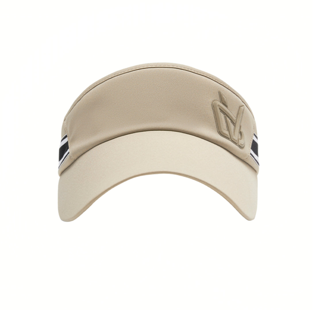 [DUVIK] Ribbon Sun Visor-Camel, Beige, Violet, Black