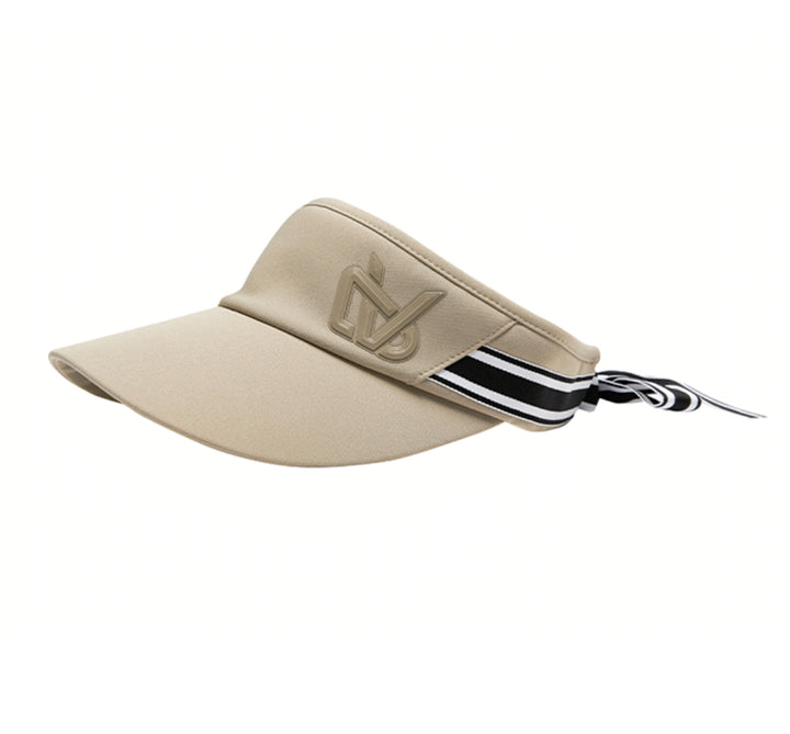 Golf Ribbon Sun Visor-Camel, Beige, Violet, Black