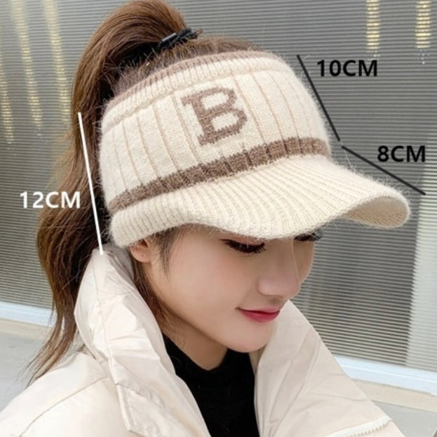 B-Logo Knit Golf Cap
