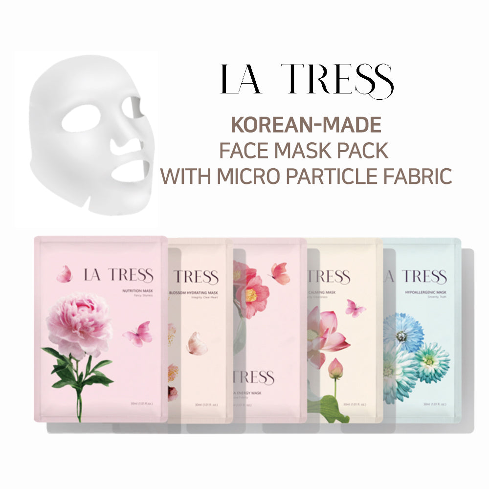 [LA TRESS] Korean Face Mask Pack/ 5 Kinds of fragrances