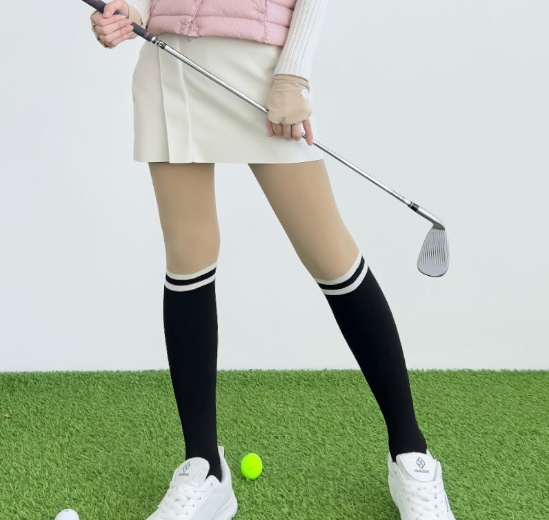 [Gamsungtex] Golf Warm Ringle Knee-High Socks Tights