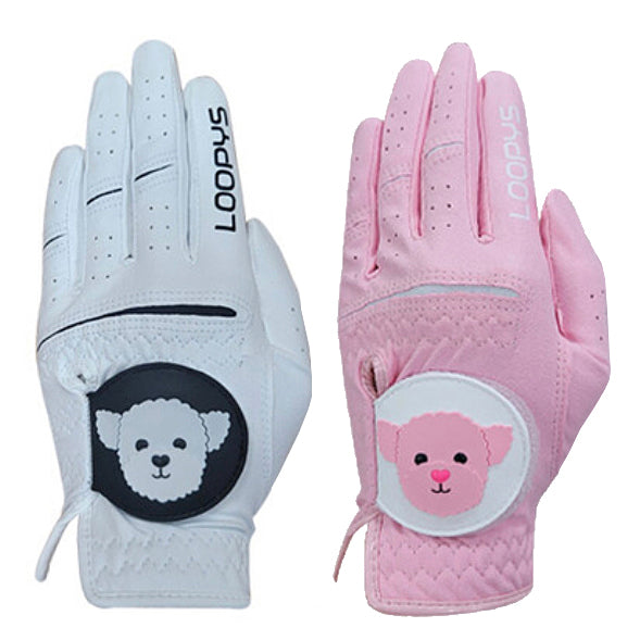 [LOOPYS] Left Hand Color Golf Glove two pack