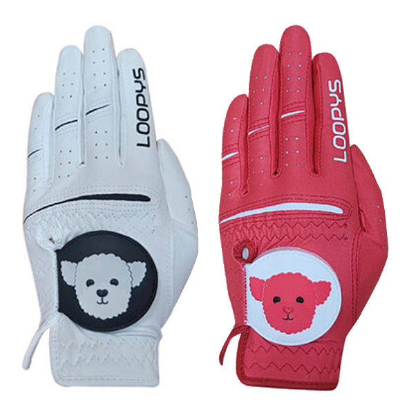 [LOOPYS] Left Hand Color Golf Glove two pack