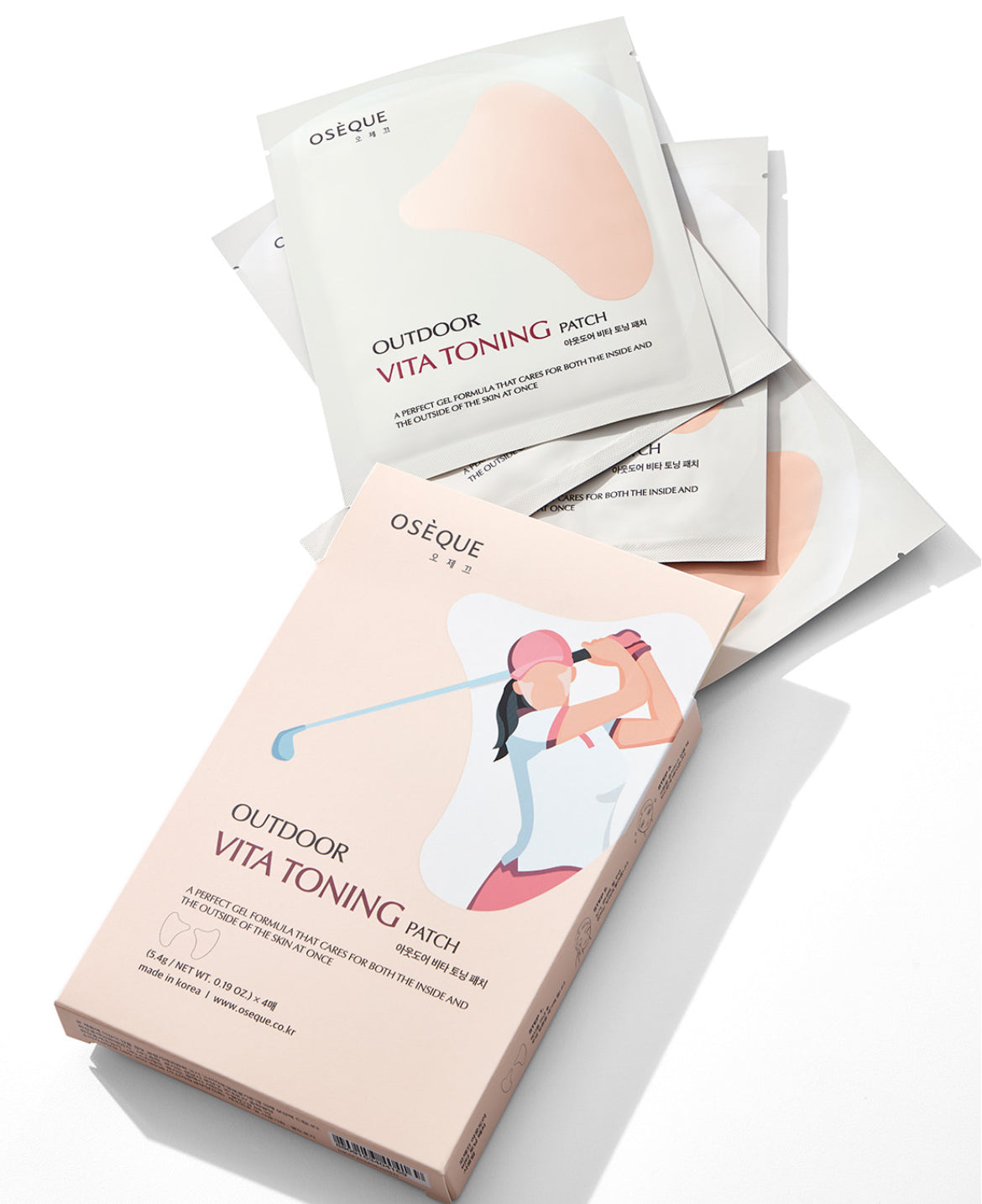 [Oseque] Vita Toning Face Patch Grande Size 10 Set