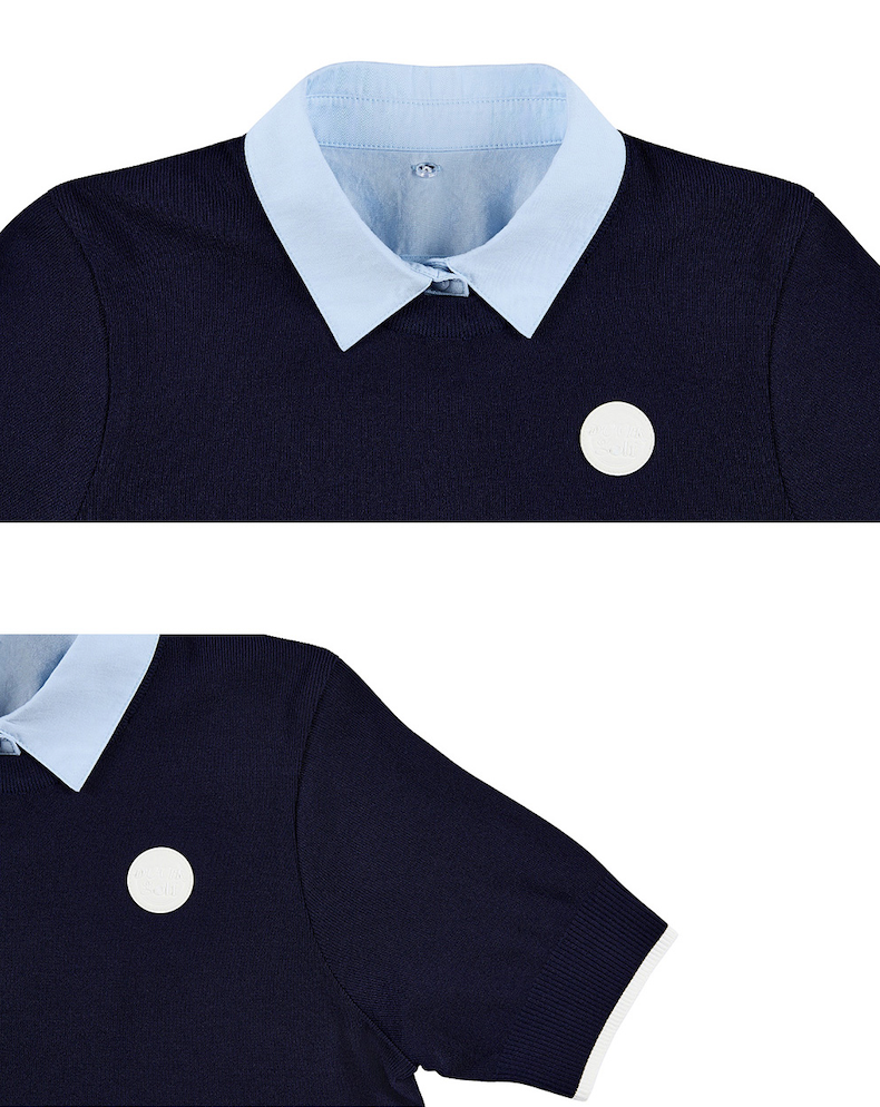 Detachable Collar Round Sweater