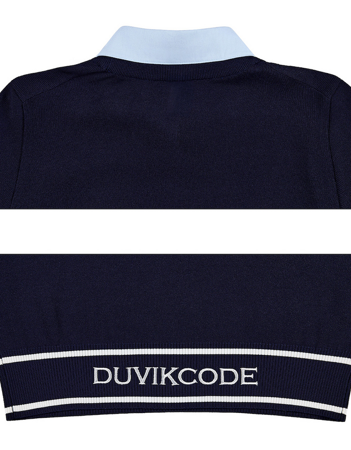 Detachable Collar Round Sweater