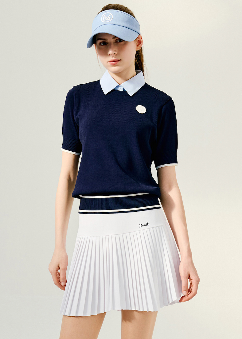 Detachable Collar Round Sweater