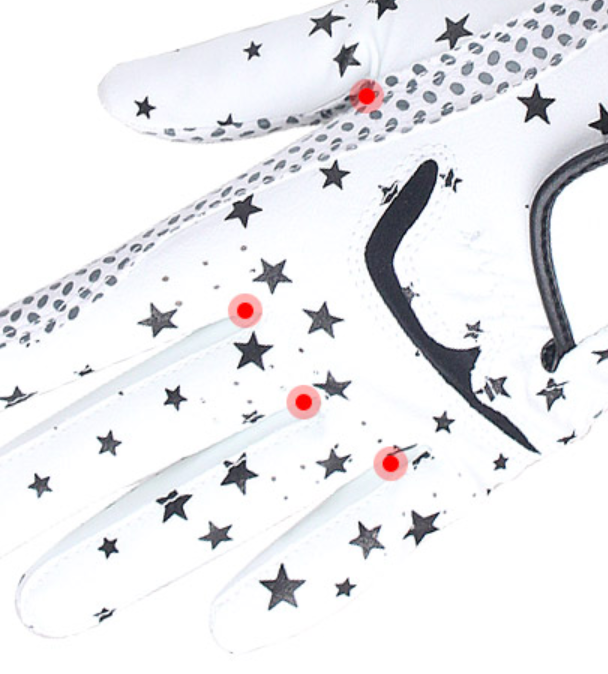 Women's Star Silicon Both-Hand Golf Gloves