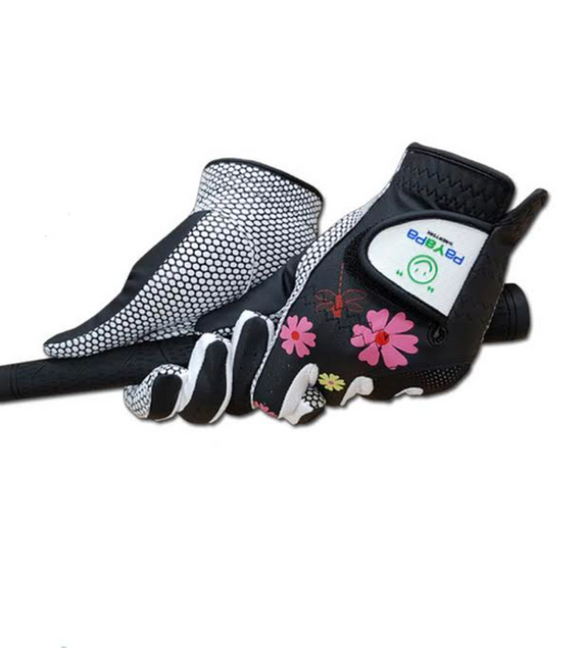 Women's Black Golf Gloves