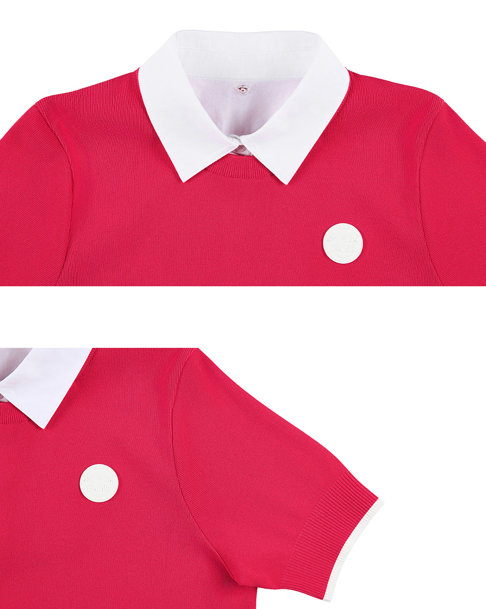 Detachable Collar Round Sweater