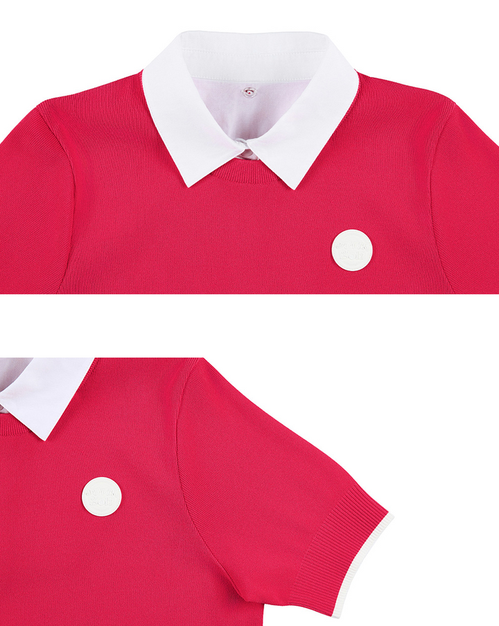 Detachable Collar Round Sweater