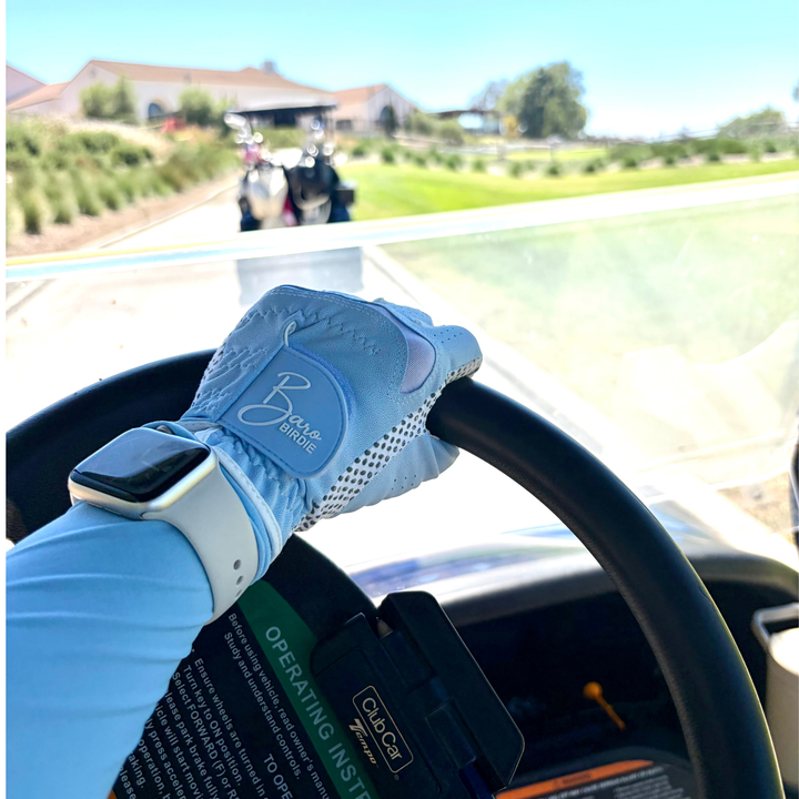 Women's Sky Blue 1 Pair Both Hand Golf Gloves