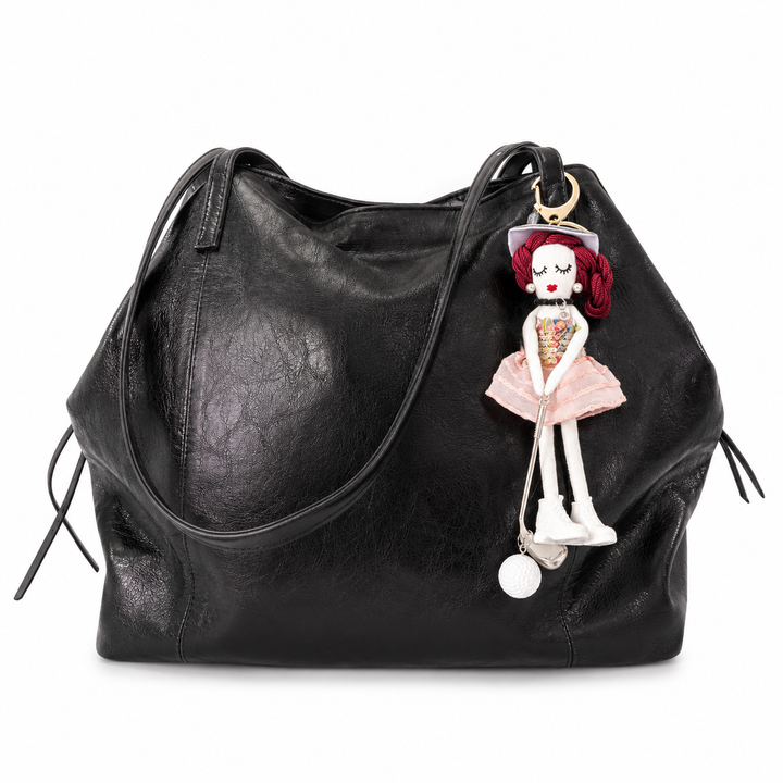 Handmade Golf Doll Bag Charm Keychain
