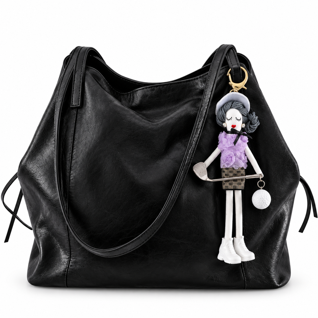 Handmade Golf Doll Bag Charm Keychain