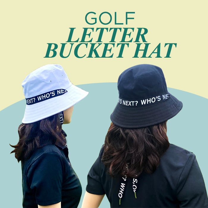 Golf Letter Bucket Hat