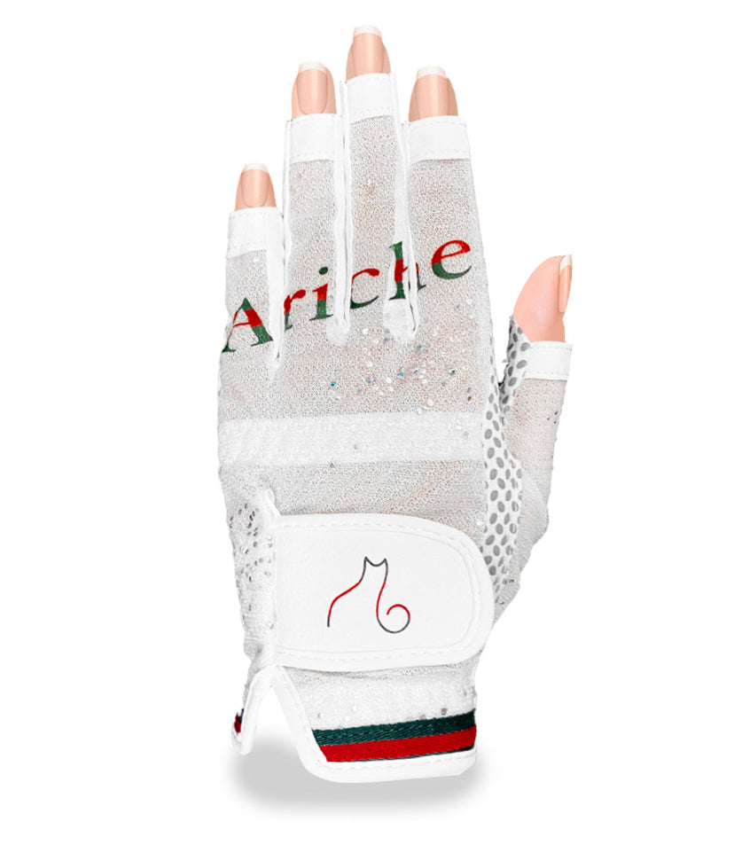 [Ariche] Open Finger Mesh Gloves