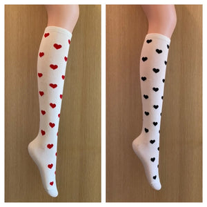 Golf Heart Color Knee-High Socks (4 Color)