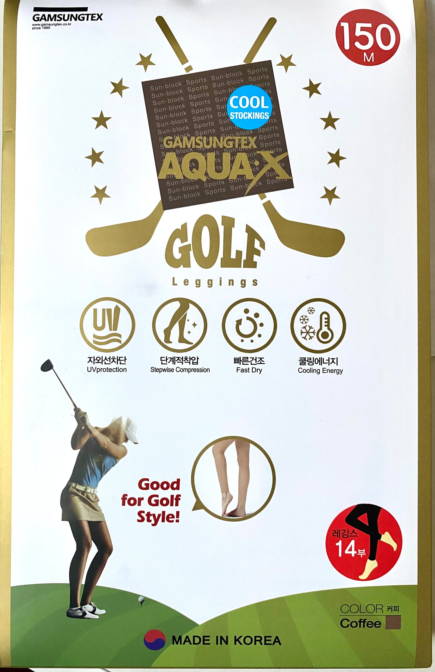 [Gamsungtex] Aqua X Golf Stocking 150D