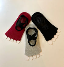 Load image into Gallery viewer, Yoga Toe Grib Socks ($11 for 2 pairs)

