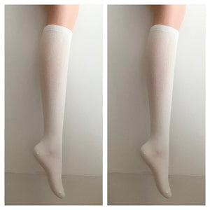 Solid Color Knee-high Socks