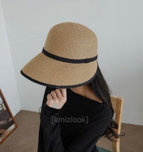 이미지를 갤러리 뷰어에 로드 , Sun Protectant Hat(with ribbon)
